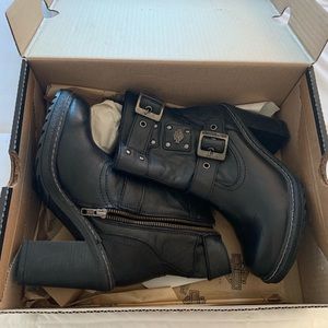 Women’s Size 8.5 Harley Davidson Biker Booties